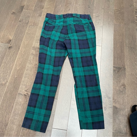 Old Navy Pixie Green/Blue Plaid/Tartan Pants - Picture 12 of 12